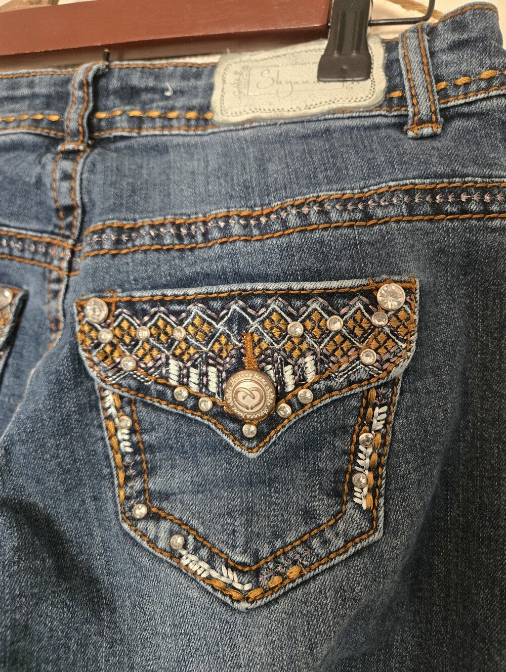 Shyanne Blue Bootcut Jeans 26 27 Reg